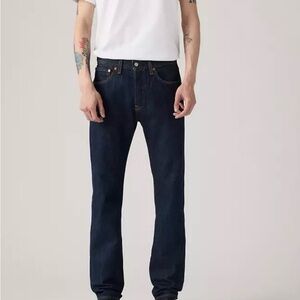 Levi’s Men’s 501 original fit Dark Blue Jeans